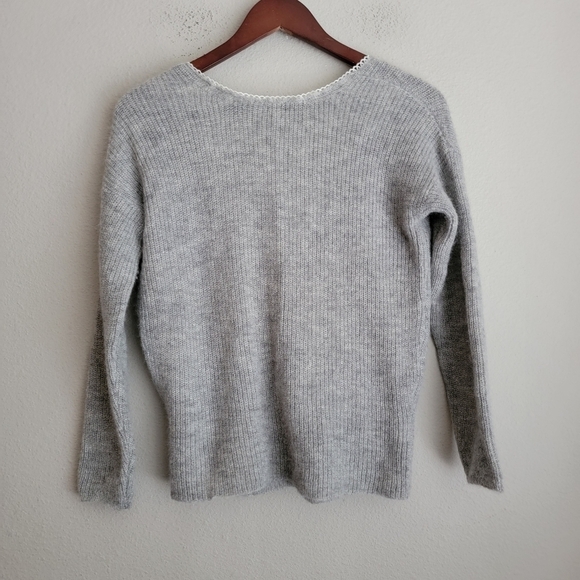 Sezane Sophie Jumper in Grey Melange size XS - Picture 4 of 7